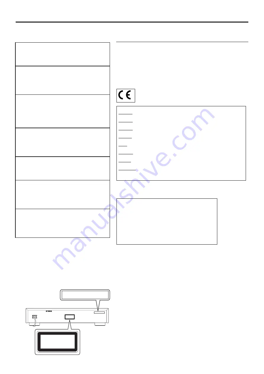 Yamaha DVD-S510 Owner'S Manual Download Page 3