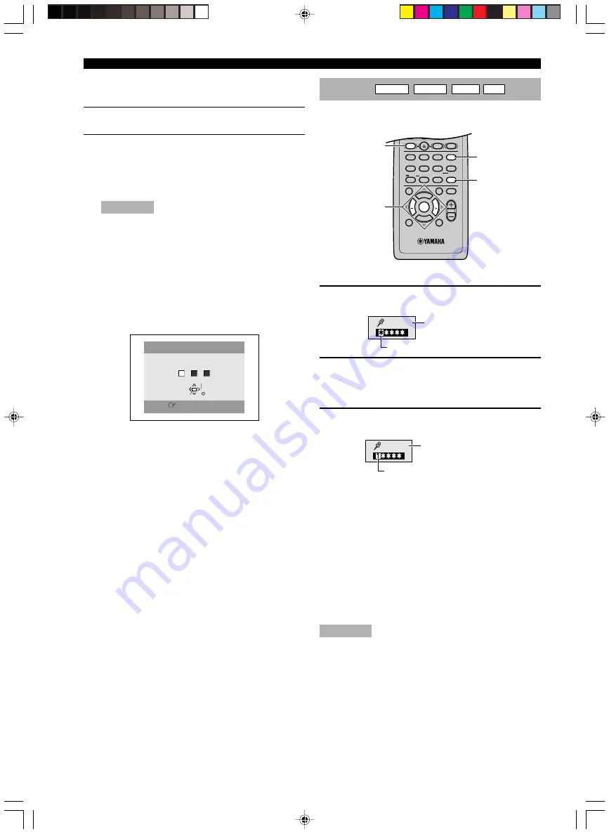 Yamaha DVR-S100 Owner'S Manual Download Page 124