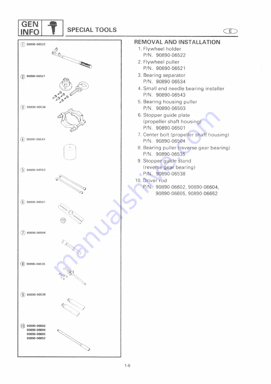 Yamaha E15C Service Manual Download Page 26