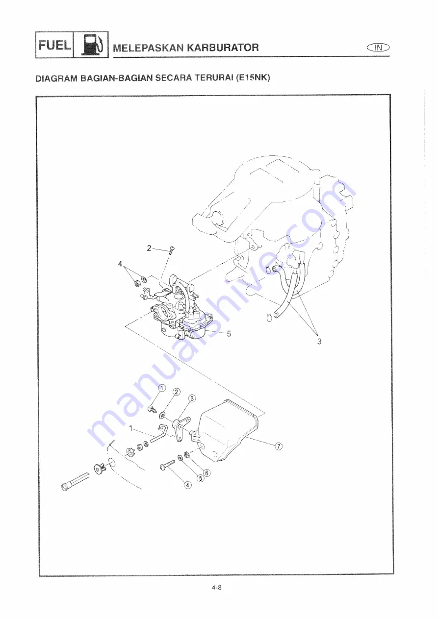 Yamaha E15C Service Manual Download Page 87