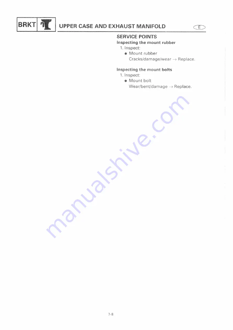 Yamaha E15C Service Manual Download Page 232