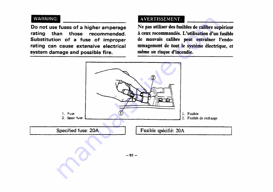 Yamaha EC340M 1988 Owner'S Manual Download Page 100