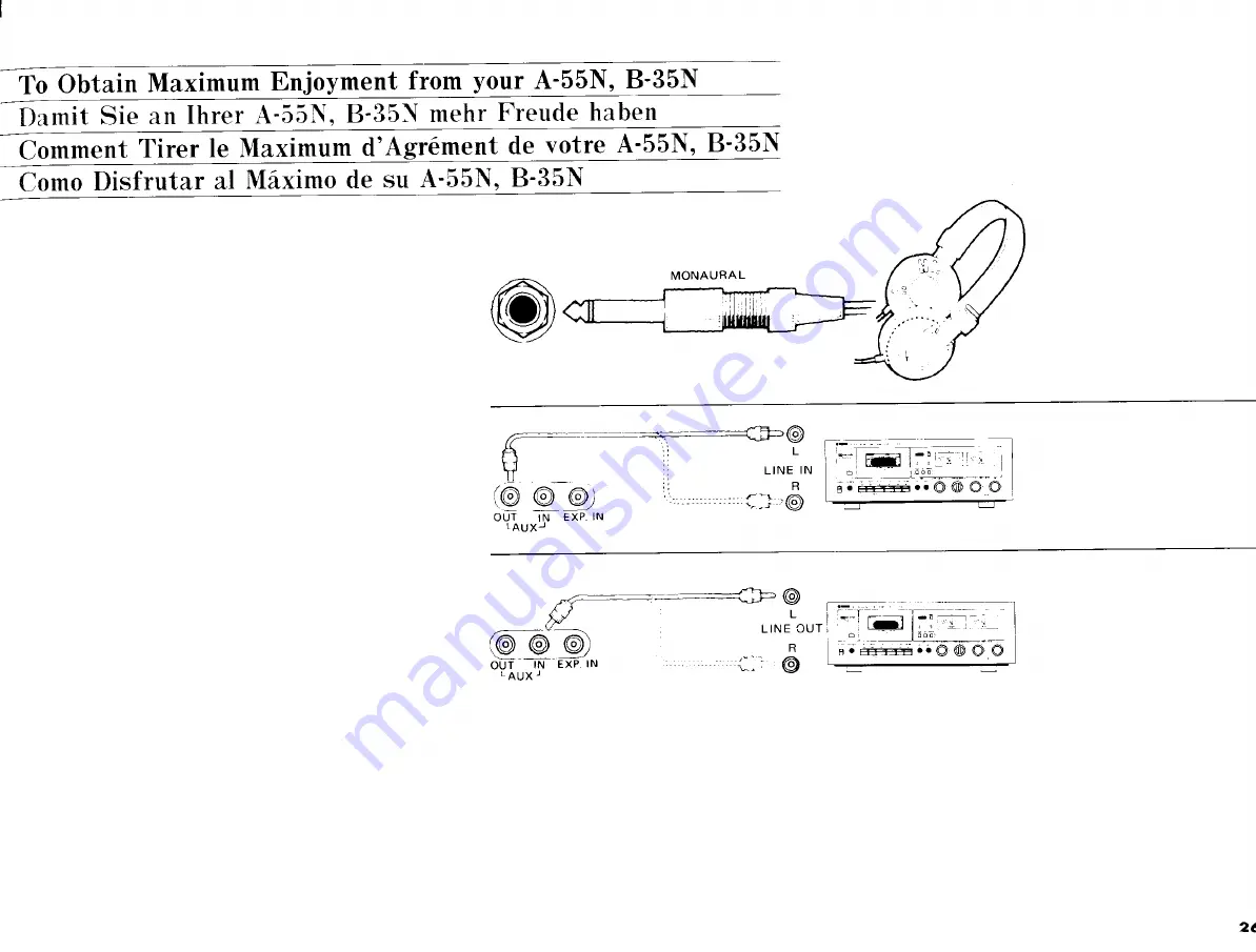 Yamaha Electone A-55N User Manual Download Page 28