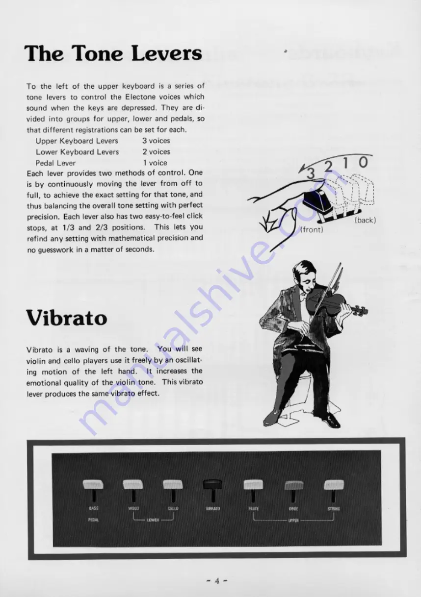 Yamaha Electone B-2R User Manual Download Page 6