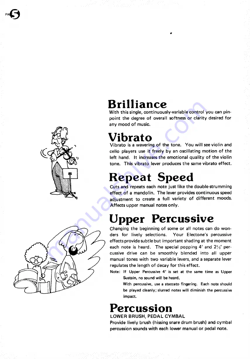 Yamaha Electone B-30AR User Manual Download Page 8