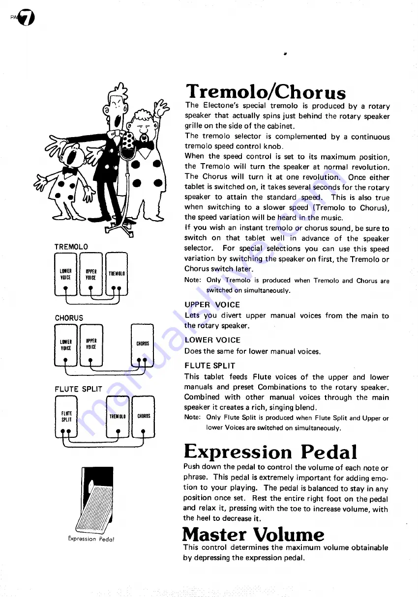 Yamaha Electone B-30AR User Manual Download Page 10