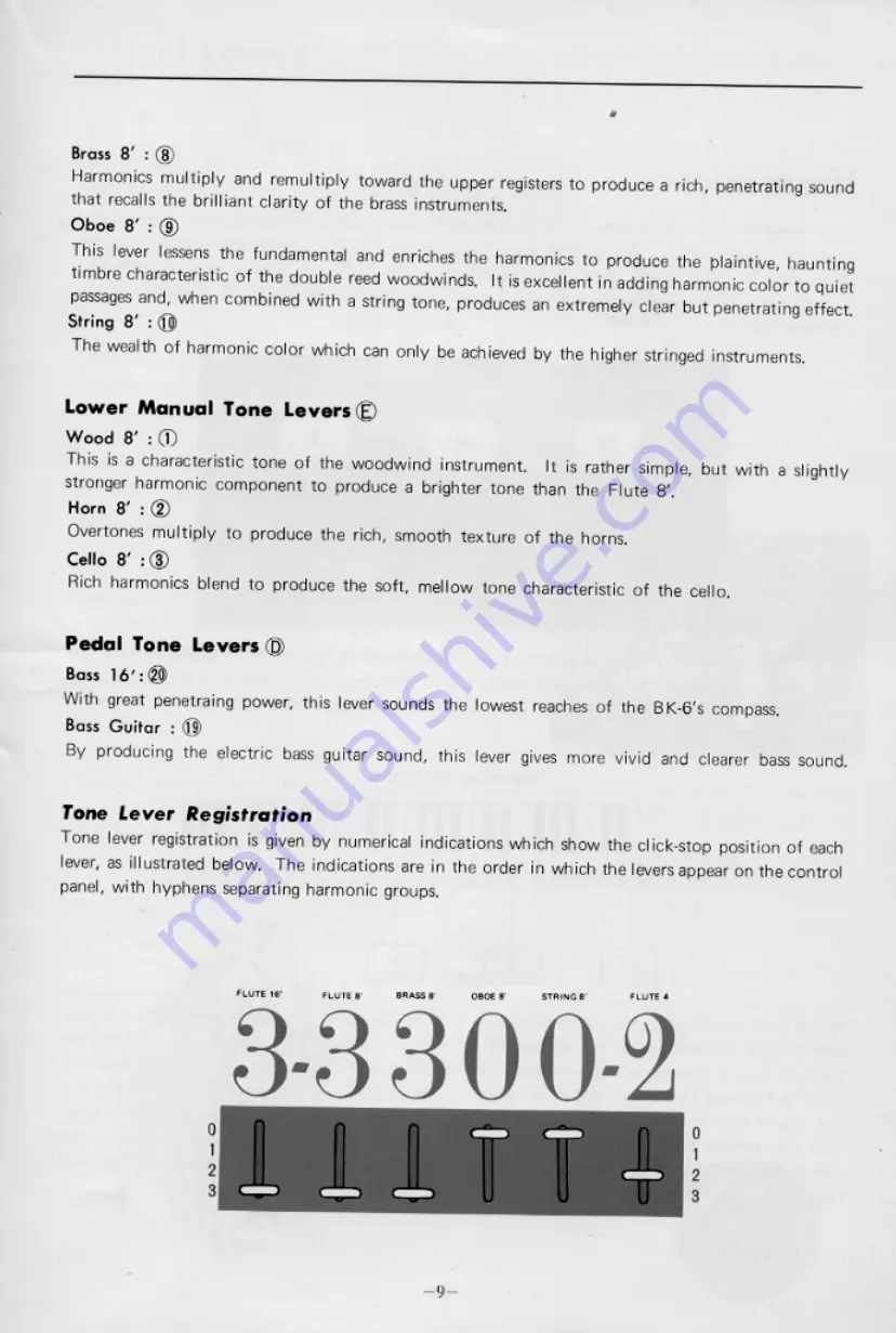 Yamaha Electone BK-6 Playing Manual Download Page 10