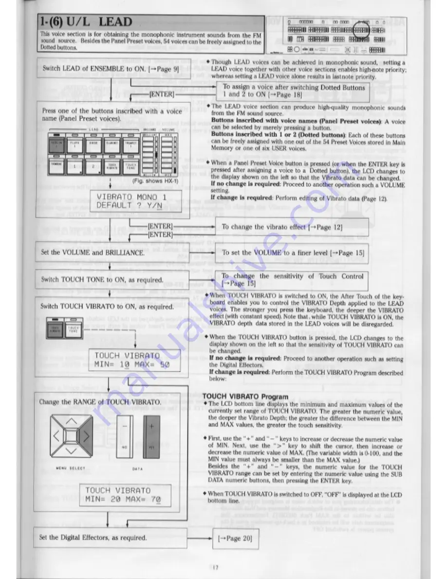 Yamaha Electone HX User Manual Download Page 19