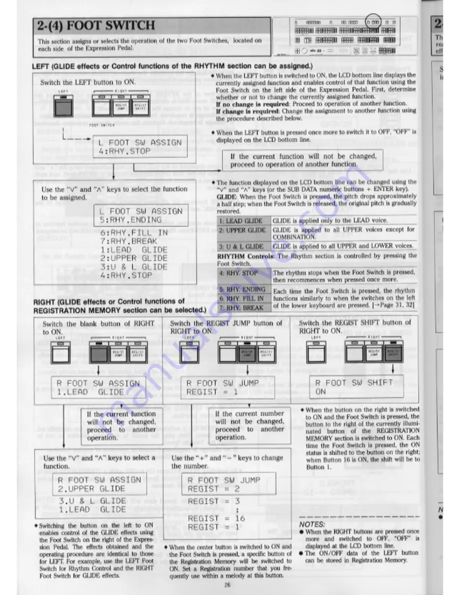 Yamaha Electone HX User Manual Download Page 28