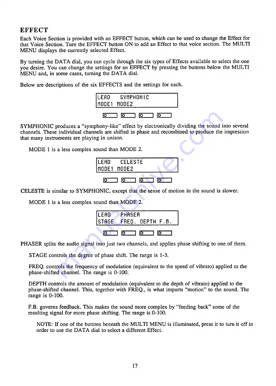 Yamaha Electone US-1 Owner'S Manual Download Page 19