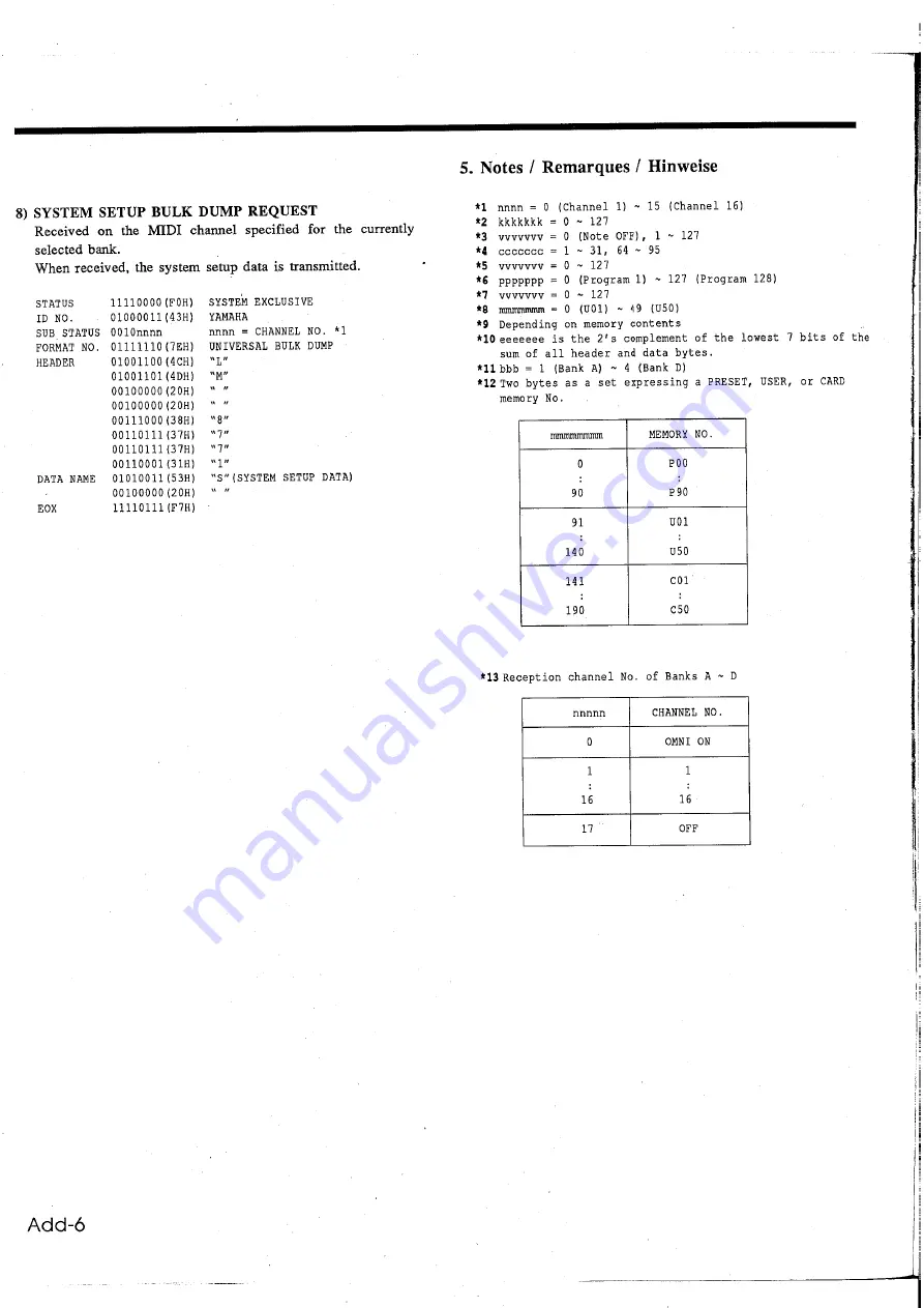 Yamaha EMP700 (French) Manuel De Fonctionnement Download Page 77