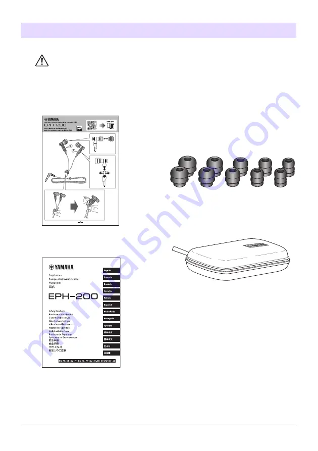 Yamaha EPH-200 Скачать руководство пользователя страница 3