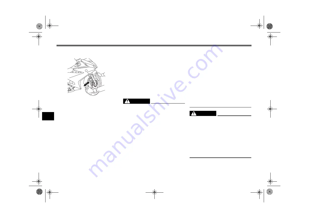 Yamaha Exciter T150 Owner'S Manual Download Page 72