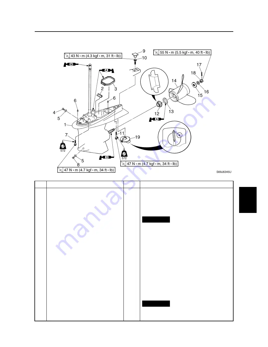 Yamaha F200C Service Manual Download Page 193