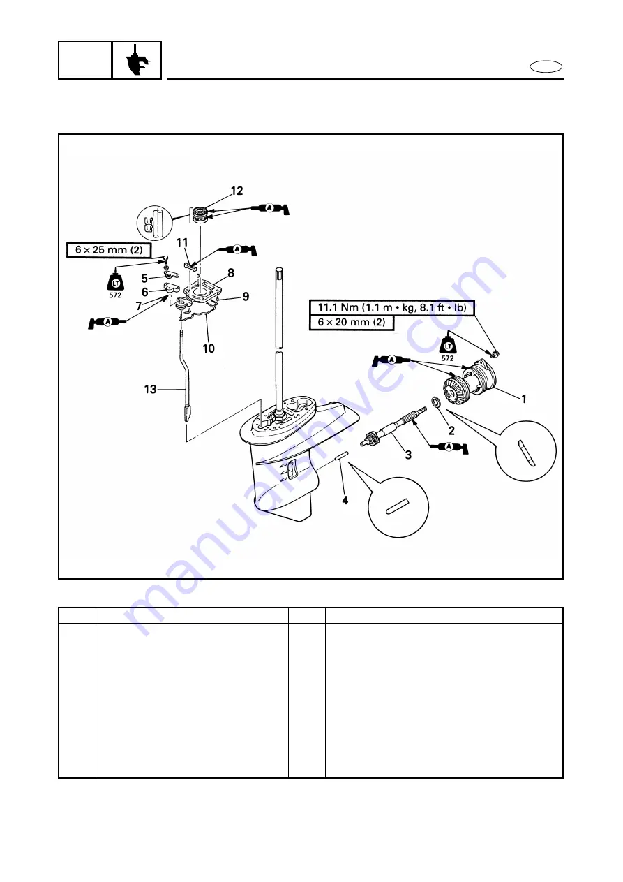 Yamaha F25A Service Manual Download Page 214