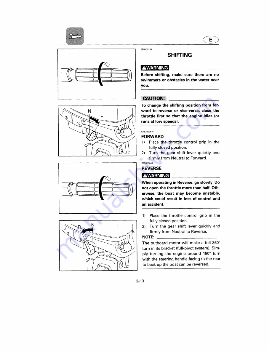 Yamaha F4Y Owner'S Manual Download Page 46