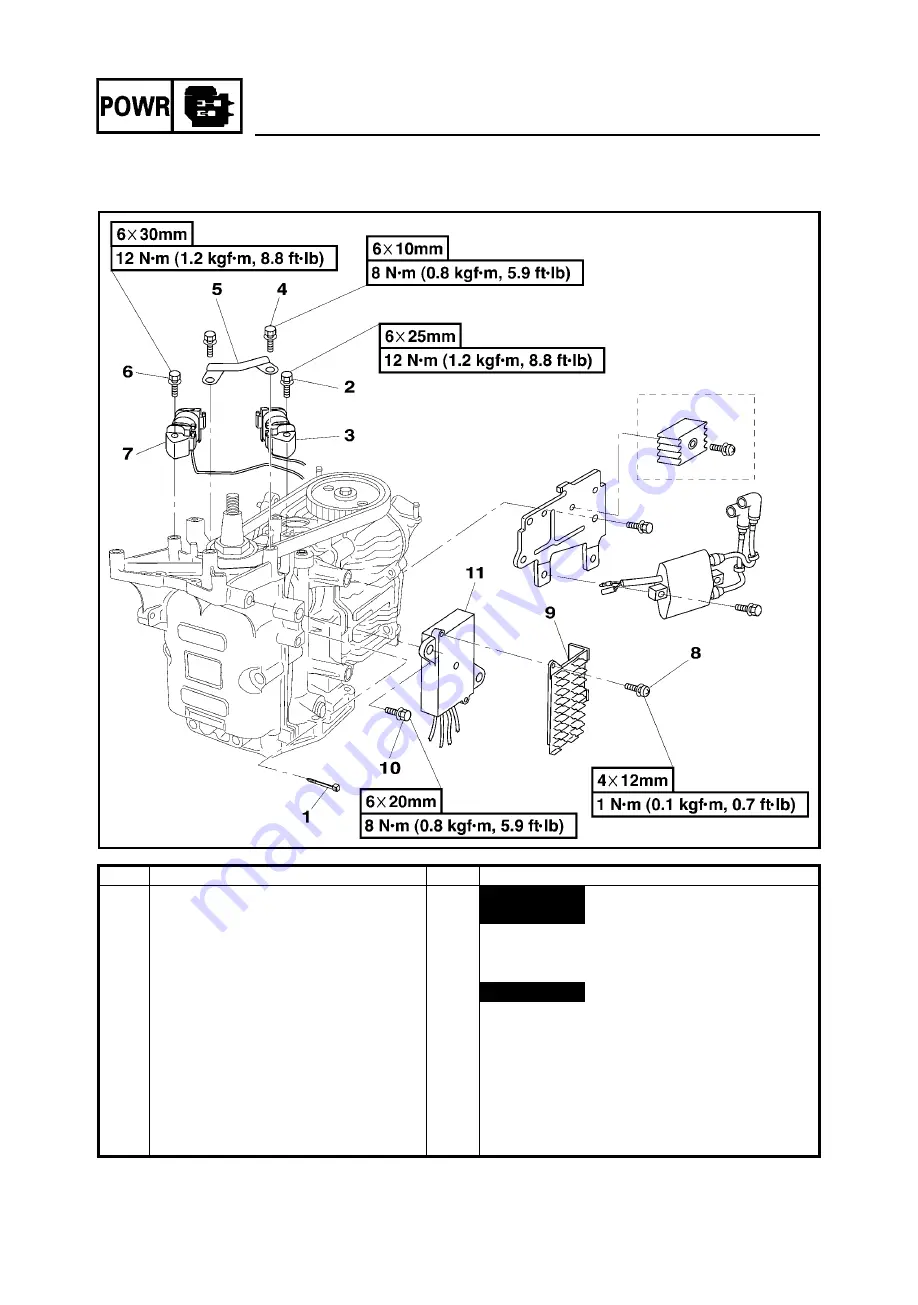 Yamaha F6Z Service Manual Download Page 89