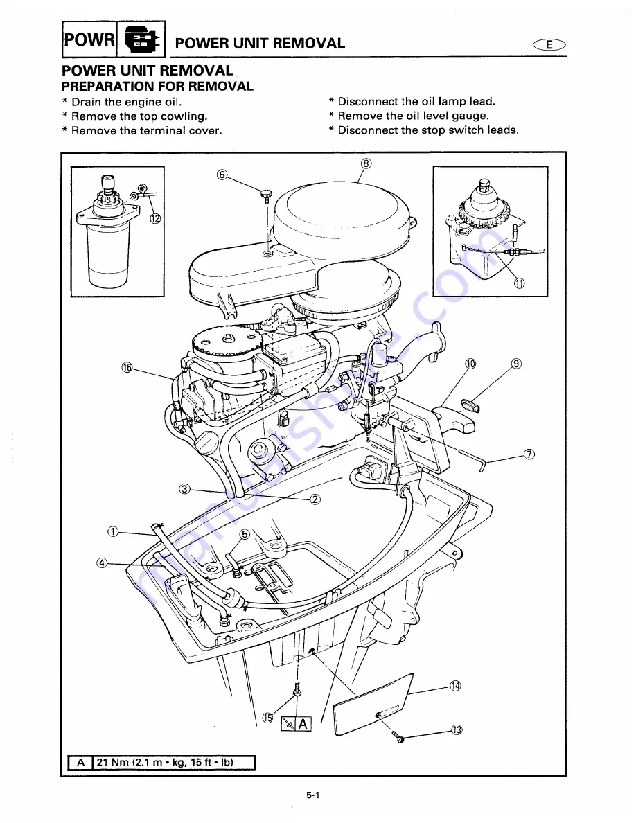 Yamaha F9.9W Service Manual Download Page 64