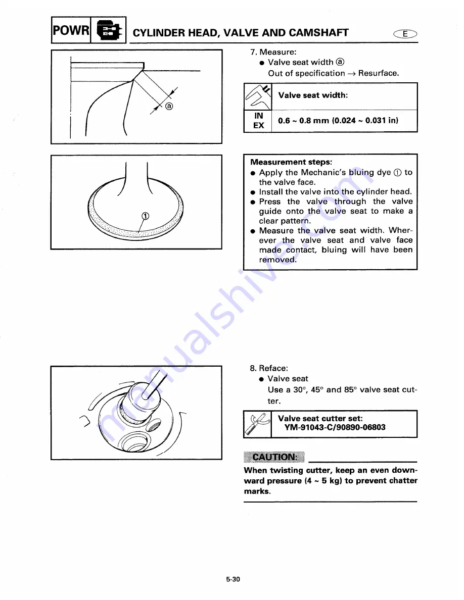 Yamaha F9.9W Service Manual Download Page 95