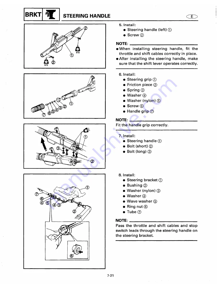 Yamaha F9.9W Service Manual Download Page 161