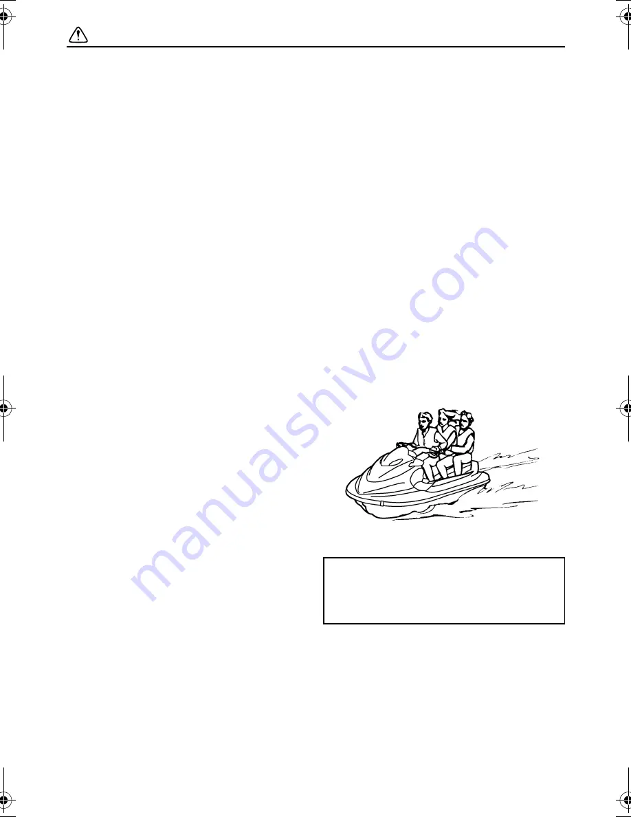 Yamaha FX Cruiser WaveRunner 2007 Owner'S/Operator'S Manual Download Page 14