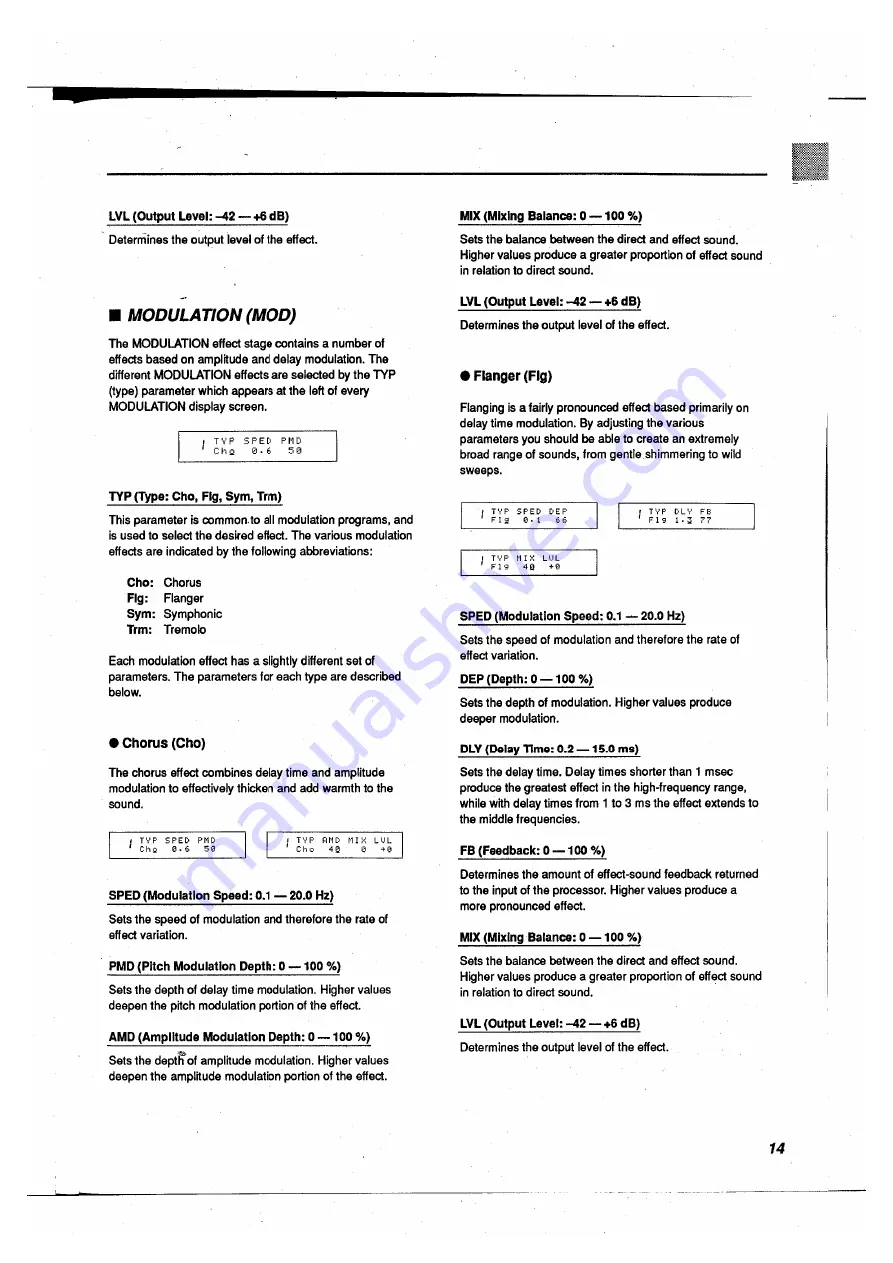 Yamaha FX500B Operation Manual Download Page 15