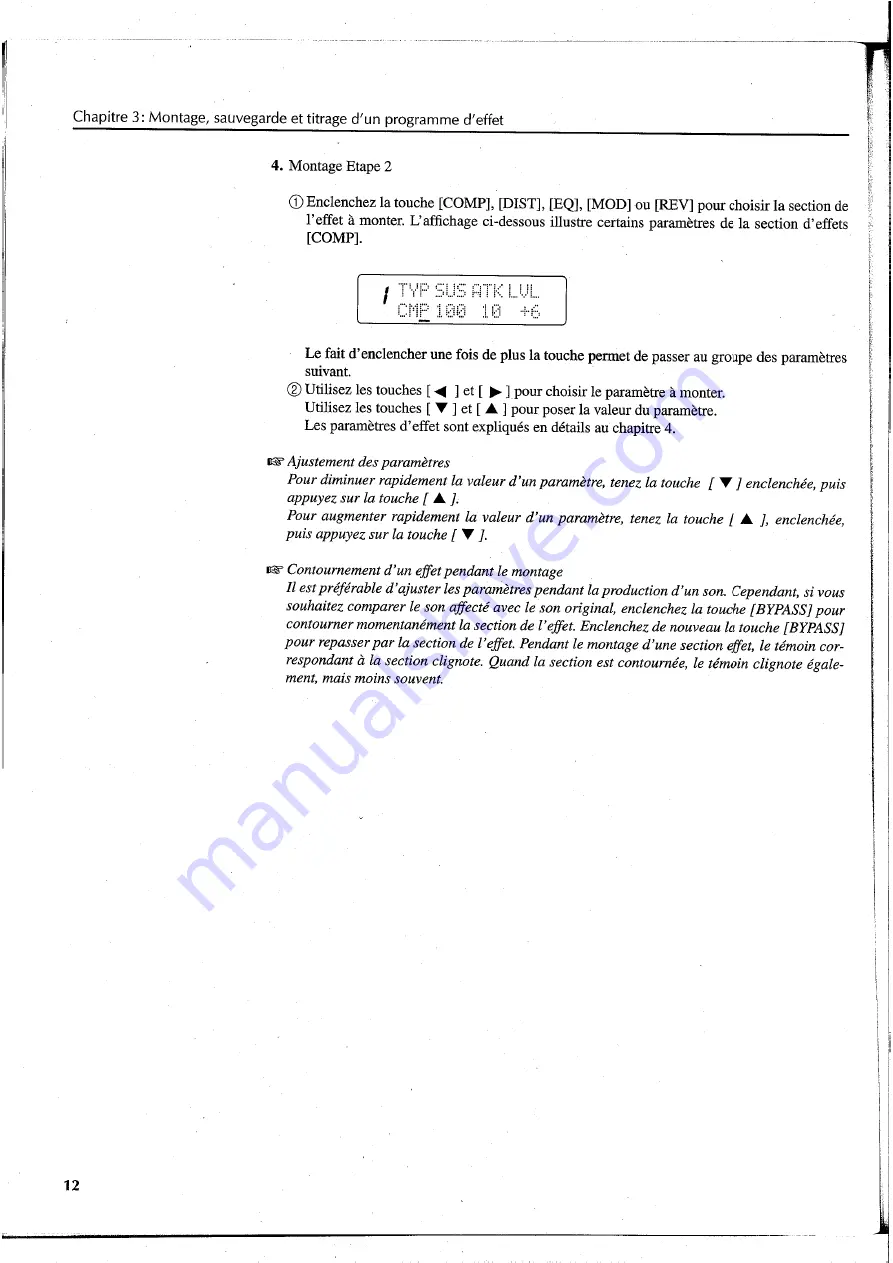 Yamaha FX550 Operating Manual Download Page 63