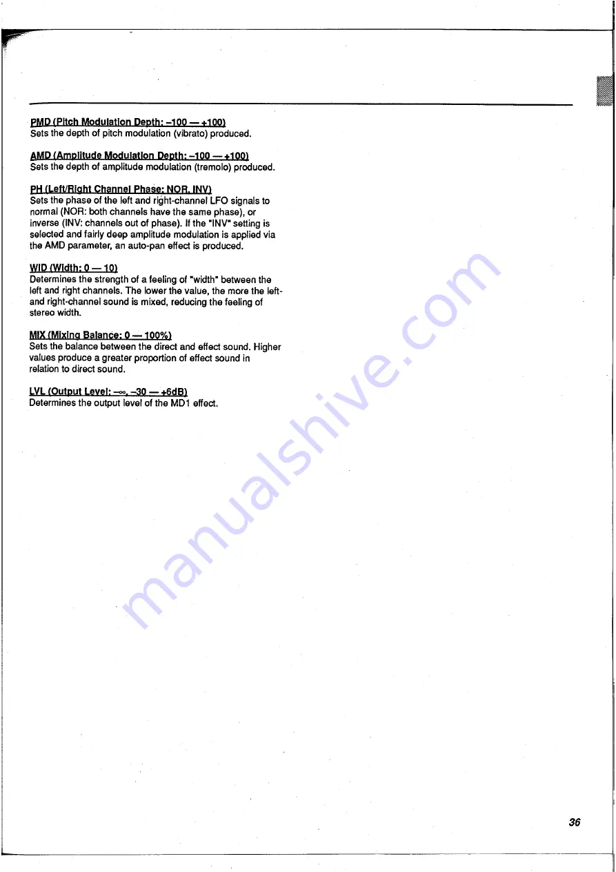 Yamaha FX900 Operation Manual Download Page 37