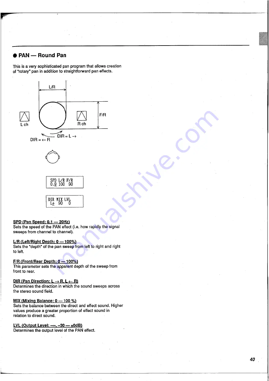 Yamaha FX900 Operation Manual Download Page 41