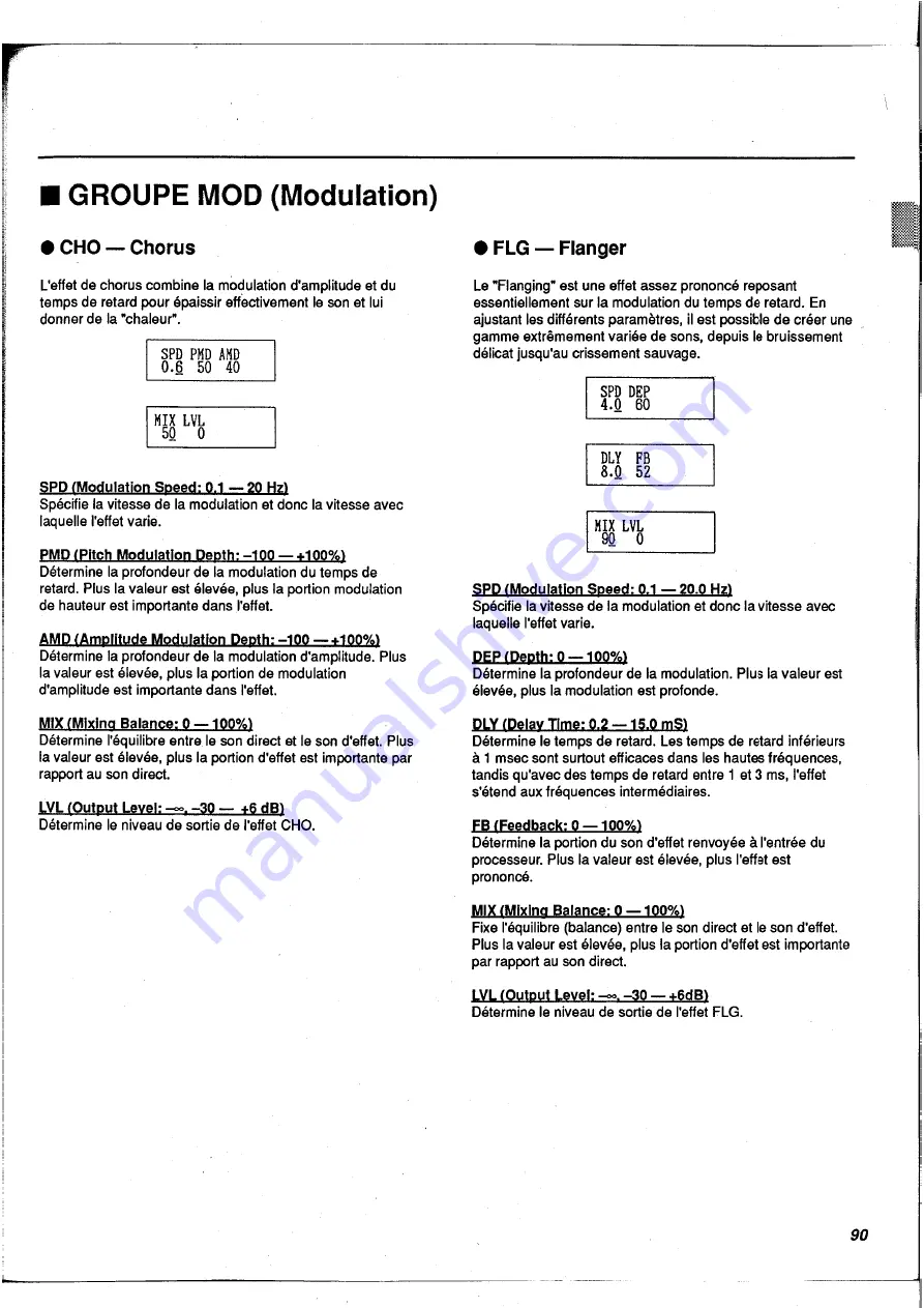 Yamaha FX900 Operation Manual Download Page 91