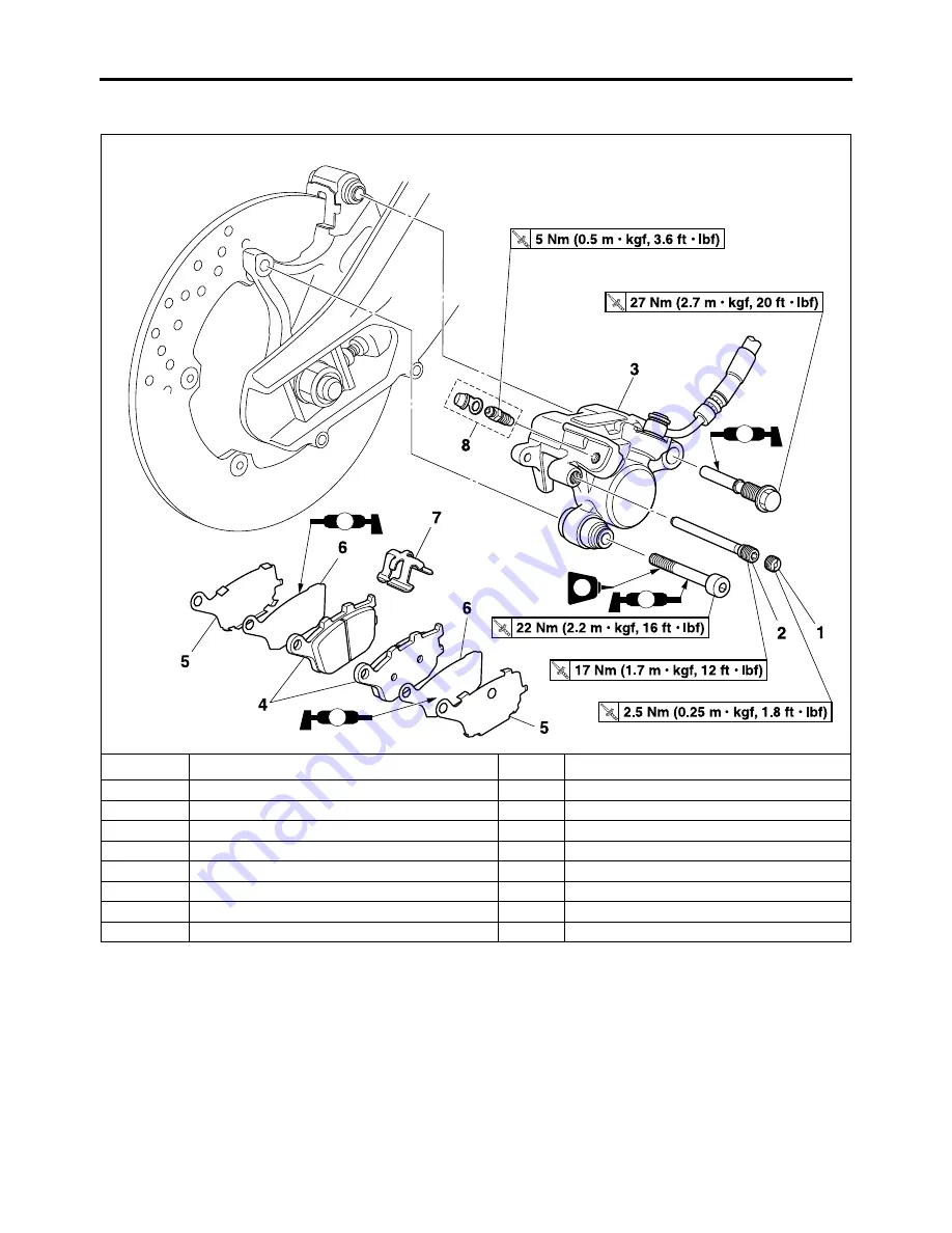 Yamaha FZ09E 2014 Service Manual Download Page 172