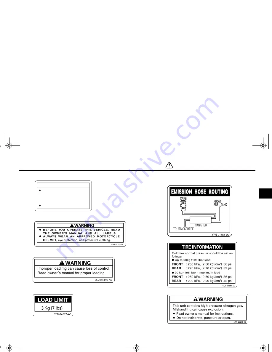 Yamaha FZ1 Owner'S Manual Download Page 16