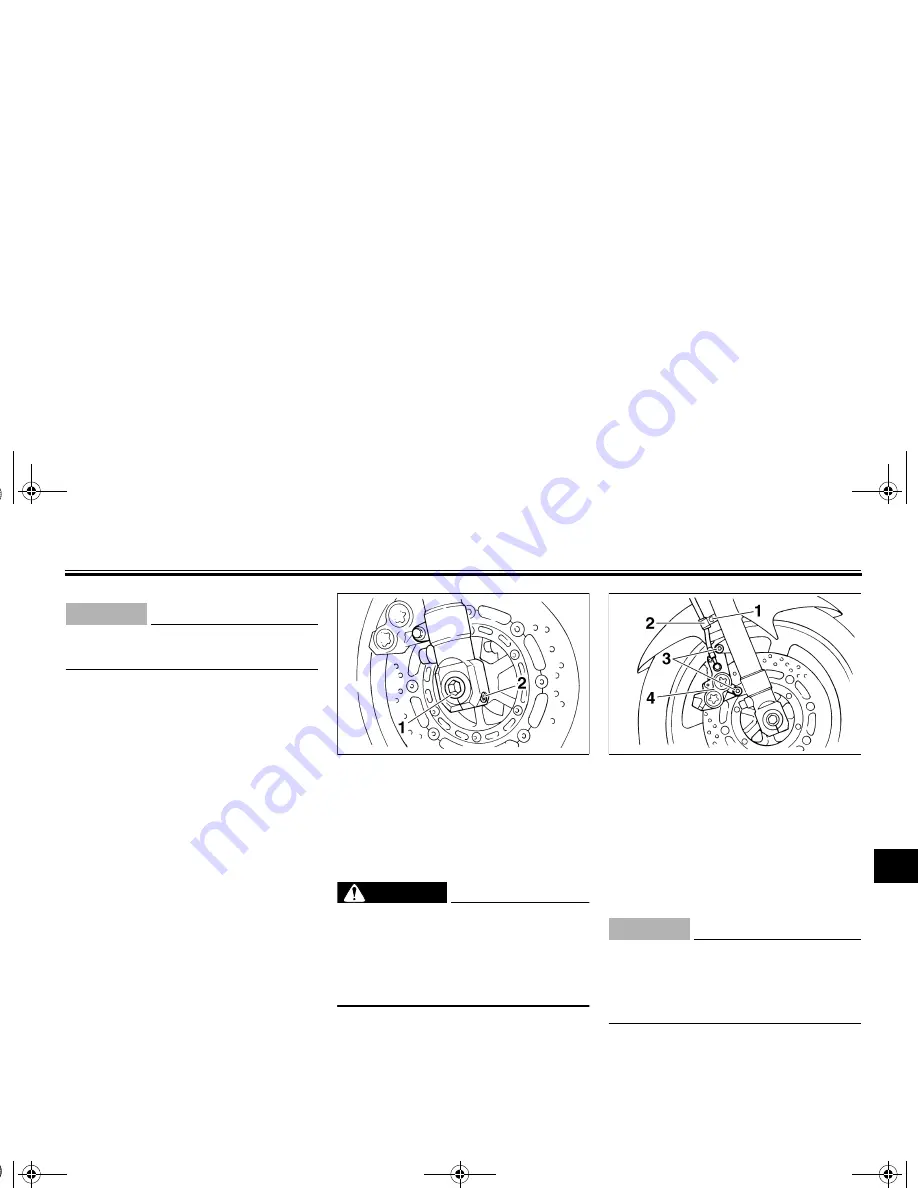 Yamaha FZ1 Owner'S Manual Download Page 94