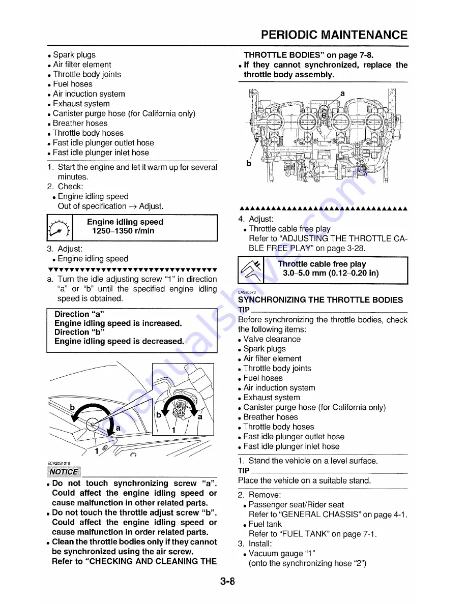 Yamaha FZ6RY(C) Service Manual Download Page 107