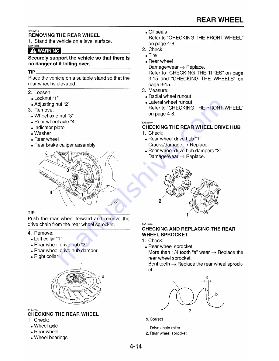 Yamaha FZ6RY(C) Service Manual Download Page 145