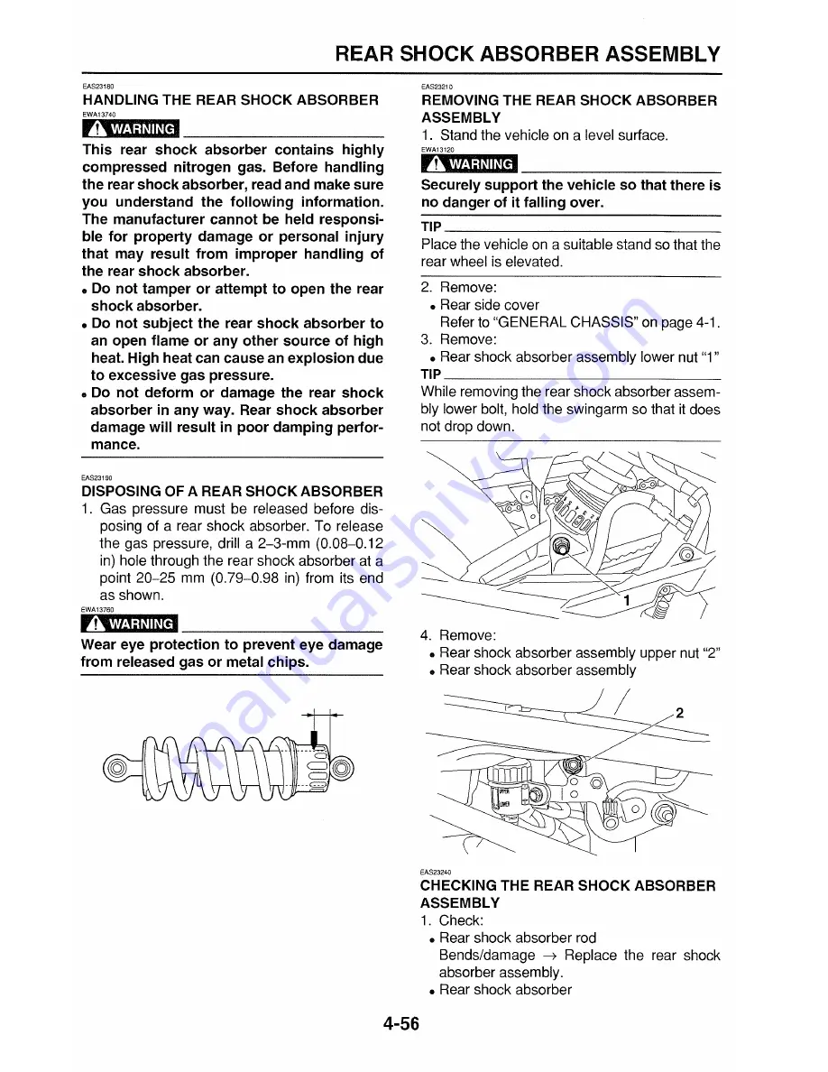 Yamaha FZ6RY(C) Service Manual Download Page 187