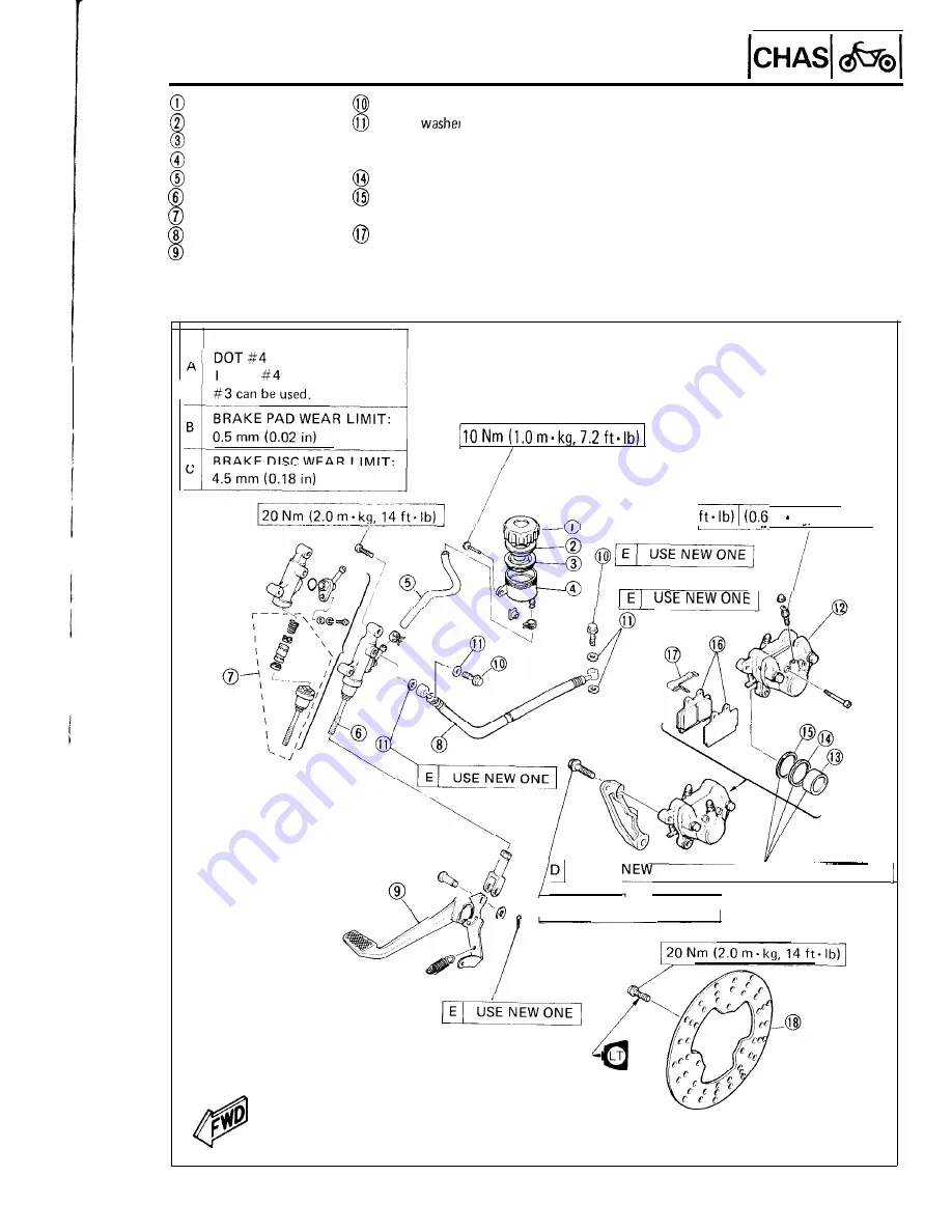 Yamaha FZR400 1988-1989 Скачать руководство пользователя страница 248