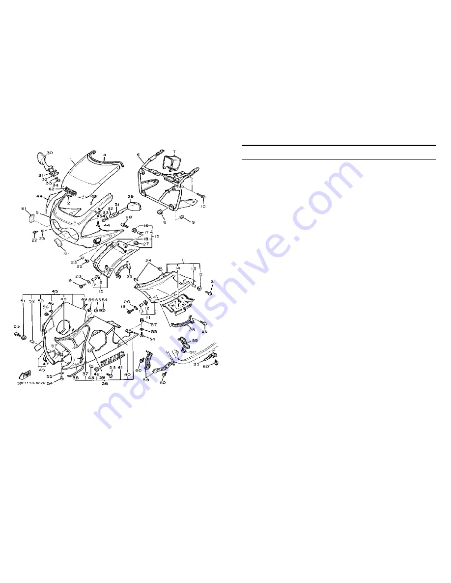 Yamaha FZR400 1988-1989 Service Manual Download Page 466