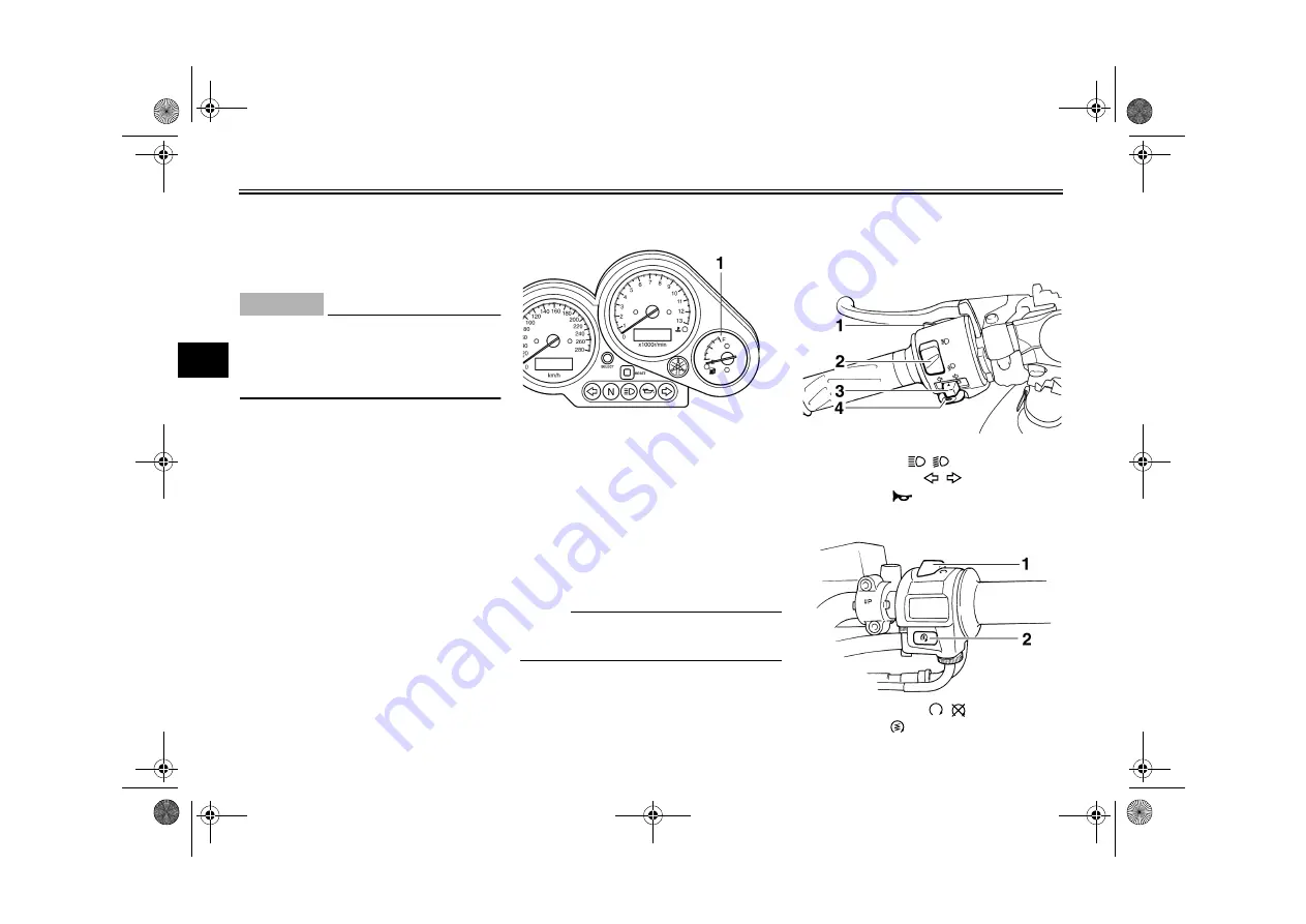 Yamaha FZS1000T Owner'S Manual Download Page 20