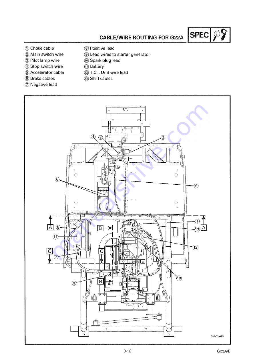 Yamaha G22 A Service Manual Download Page 296