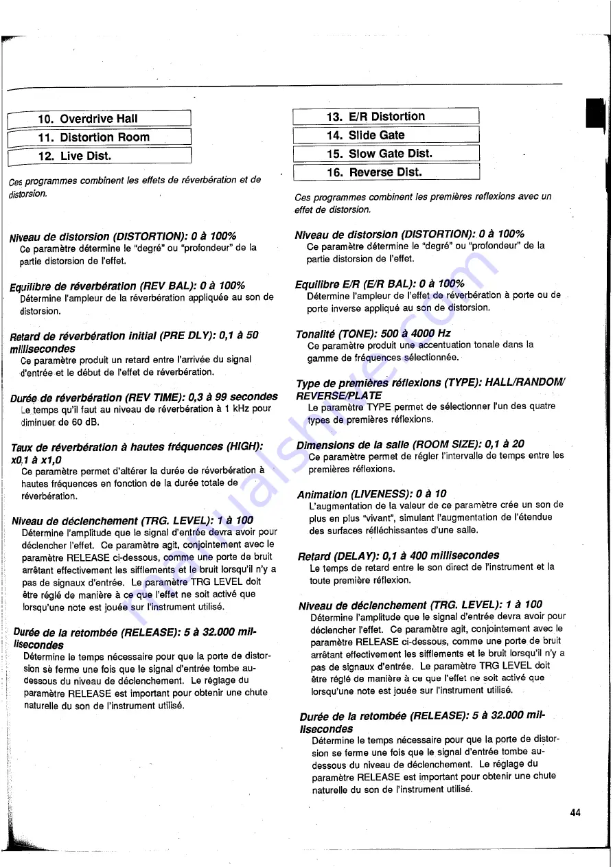 Yamaha GEP50 Operation Manual Download Page 43