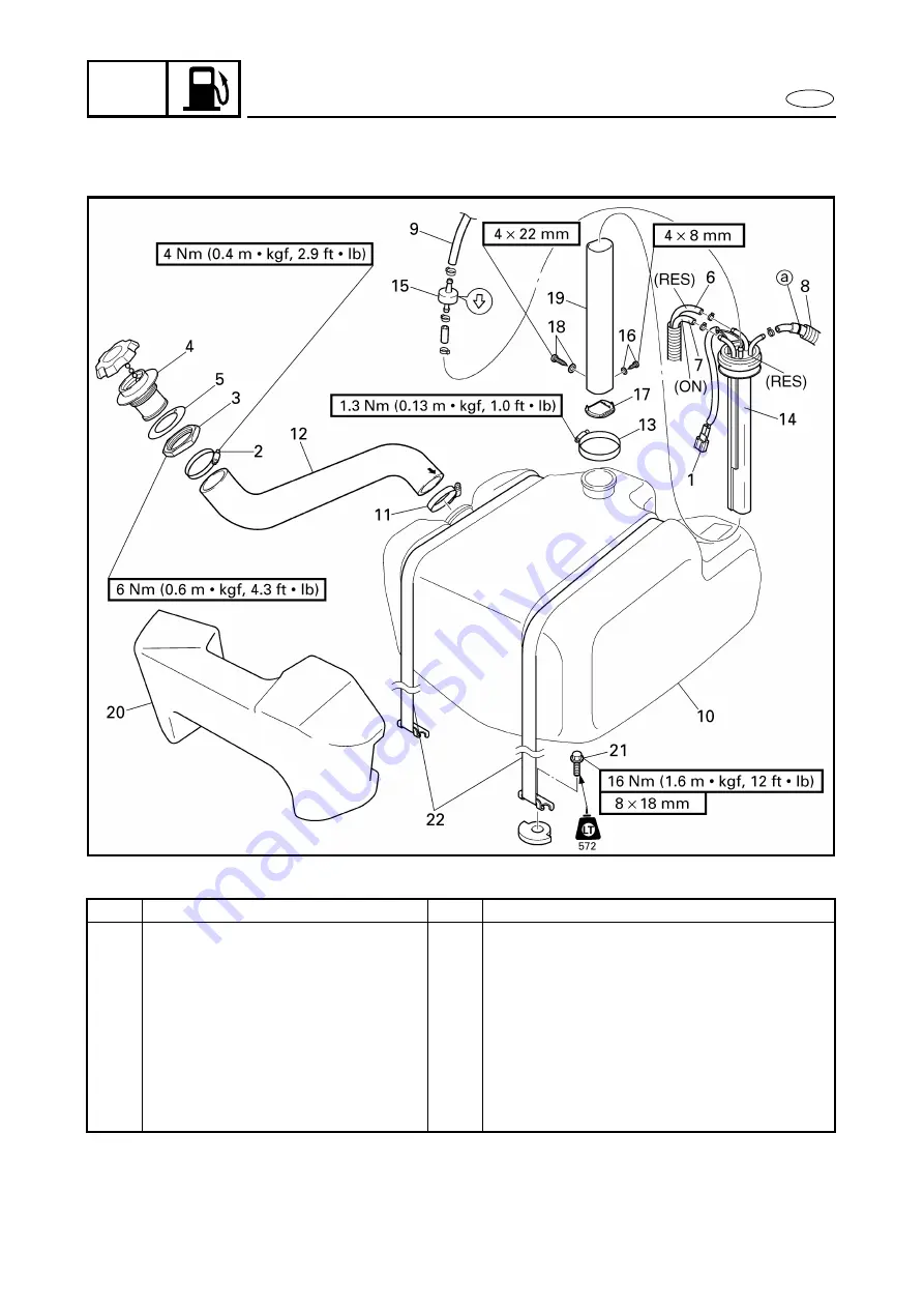 Yamaha GP1200R WaveRunner 2001 Service Manual Download Page 55