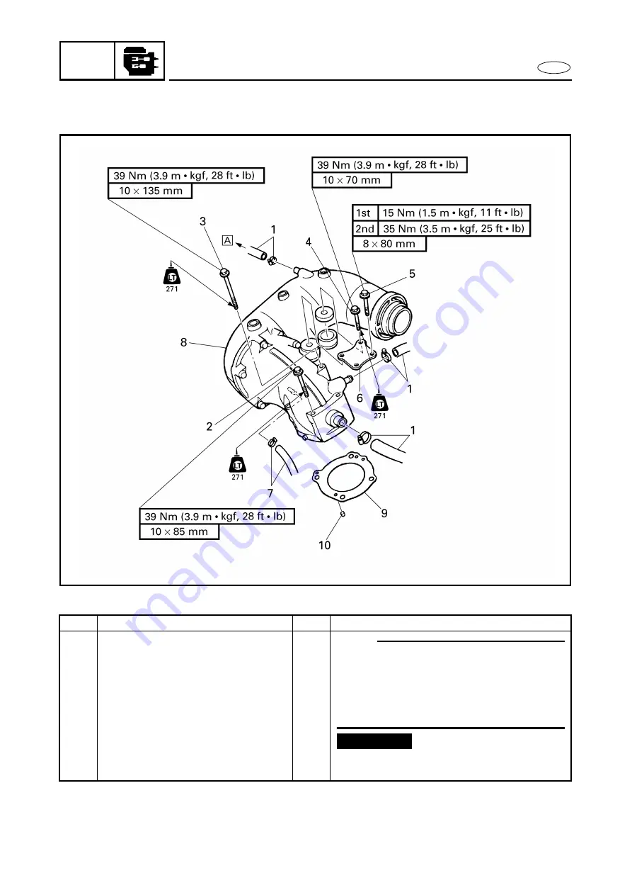 Yamaha GP1200R WaveRunner 2001 Service Manual Download Page 88