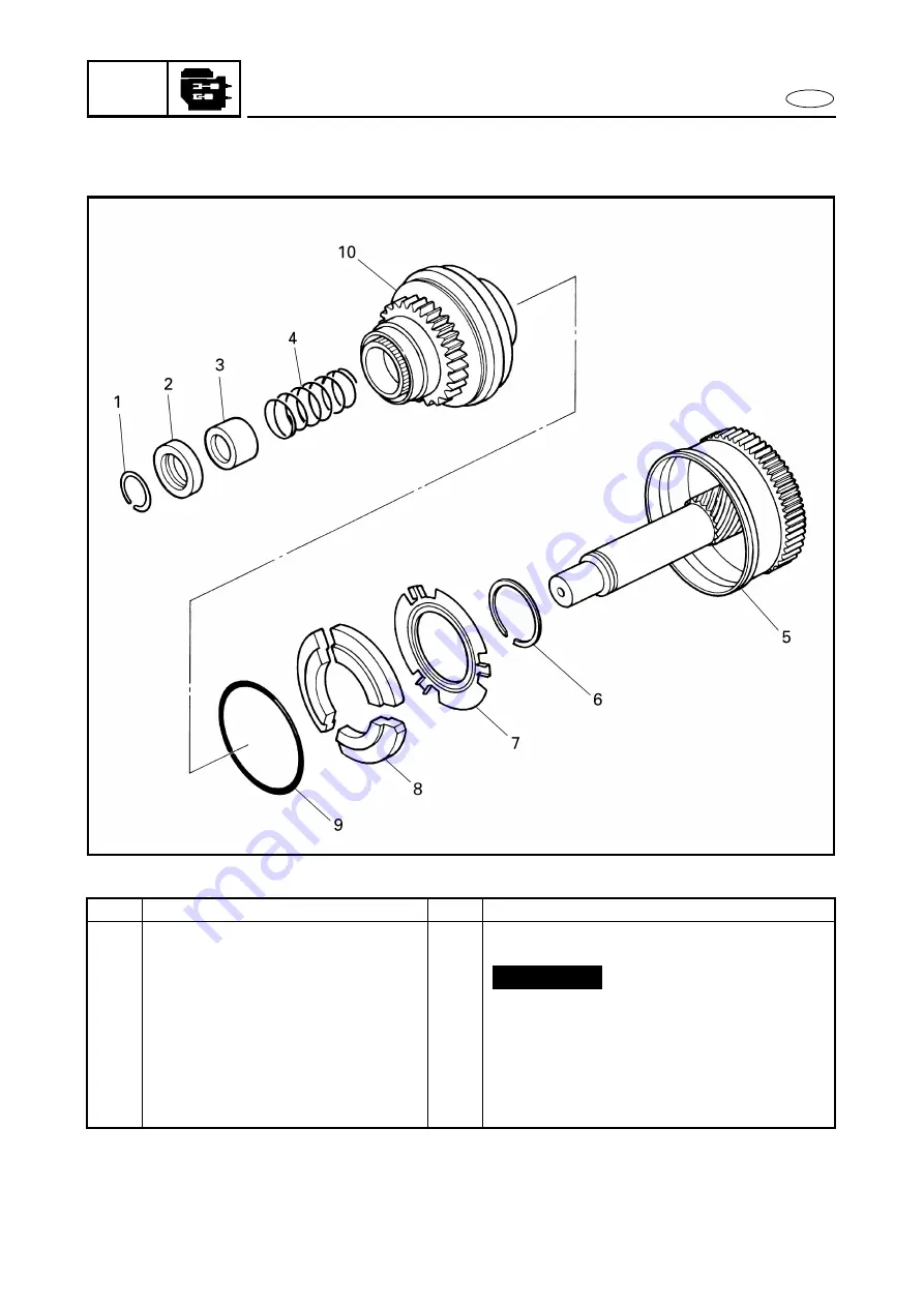 Yamaha GP1200R WaveRunner 2001 Service Manual Download Page 117