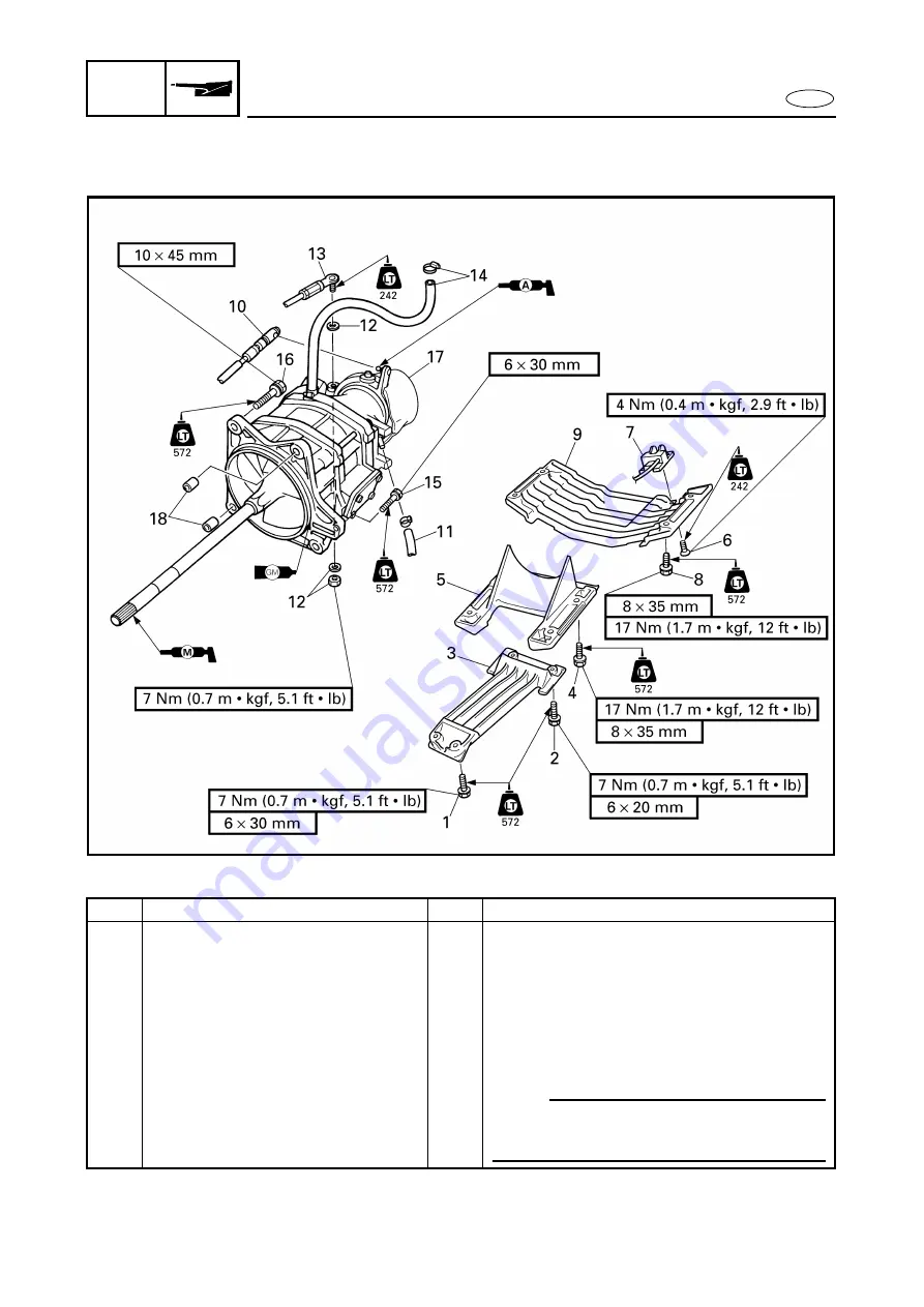 Yamaha GP1200R WaveRunner 2001 Service Manual Download Page 128