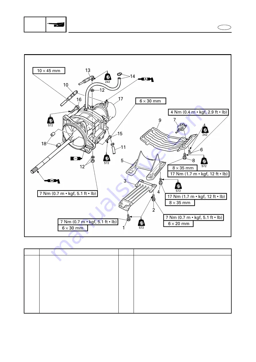 Yamaha GP1200R WaveRunner 2001 Service Manual Download Page 129