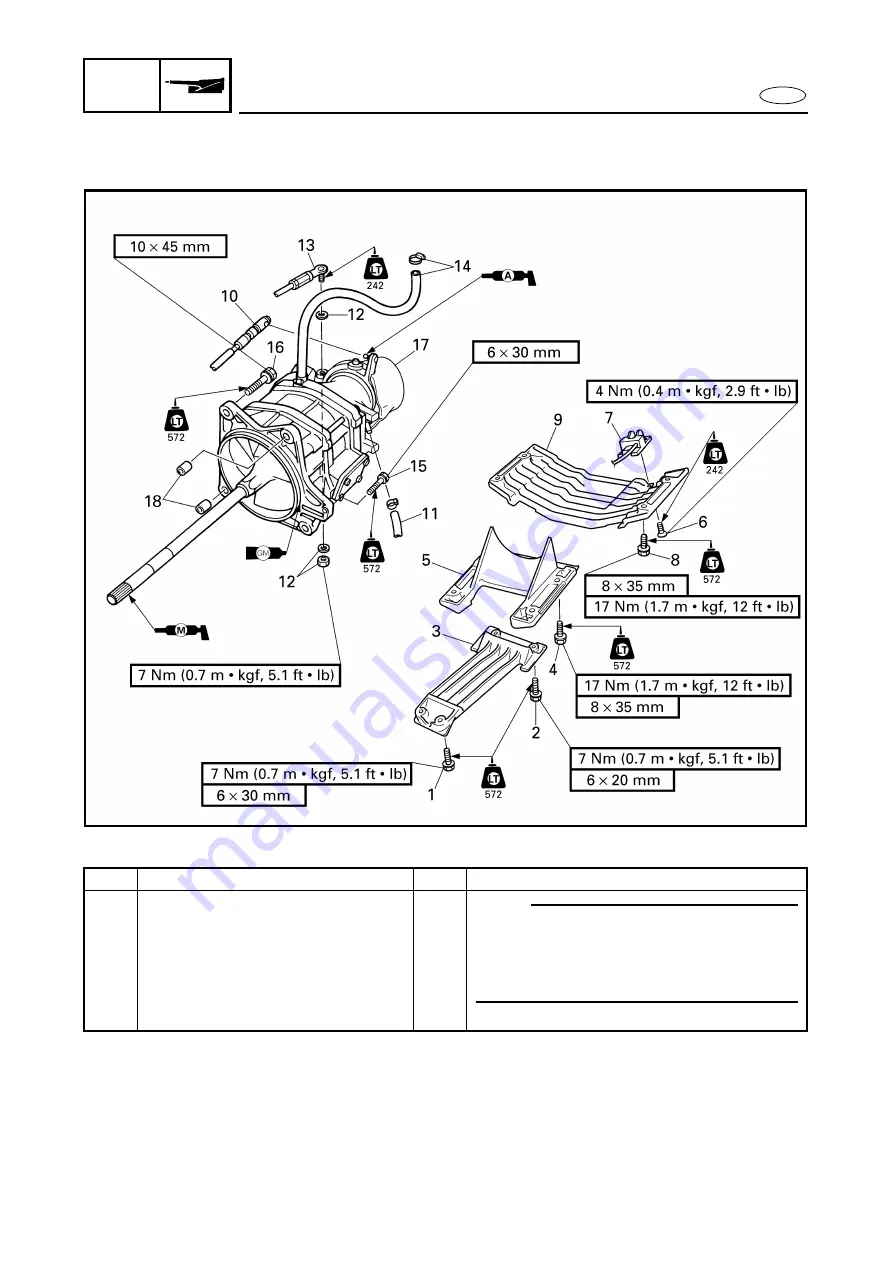 Yamaha GP1200R WaveRunner 2001 Service Manual Download Page 130