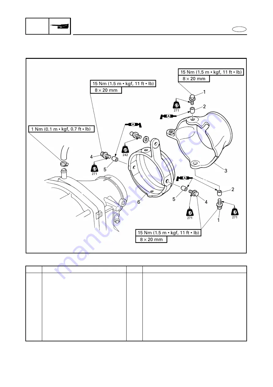 Yamaha GP1200R WaveRunner 2001 Service Manual Download Page 131