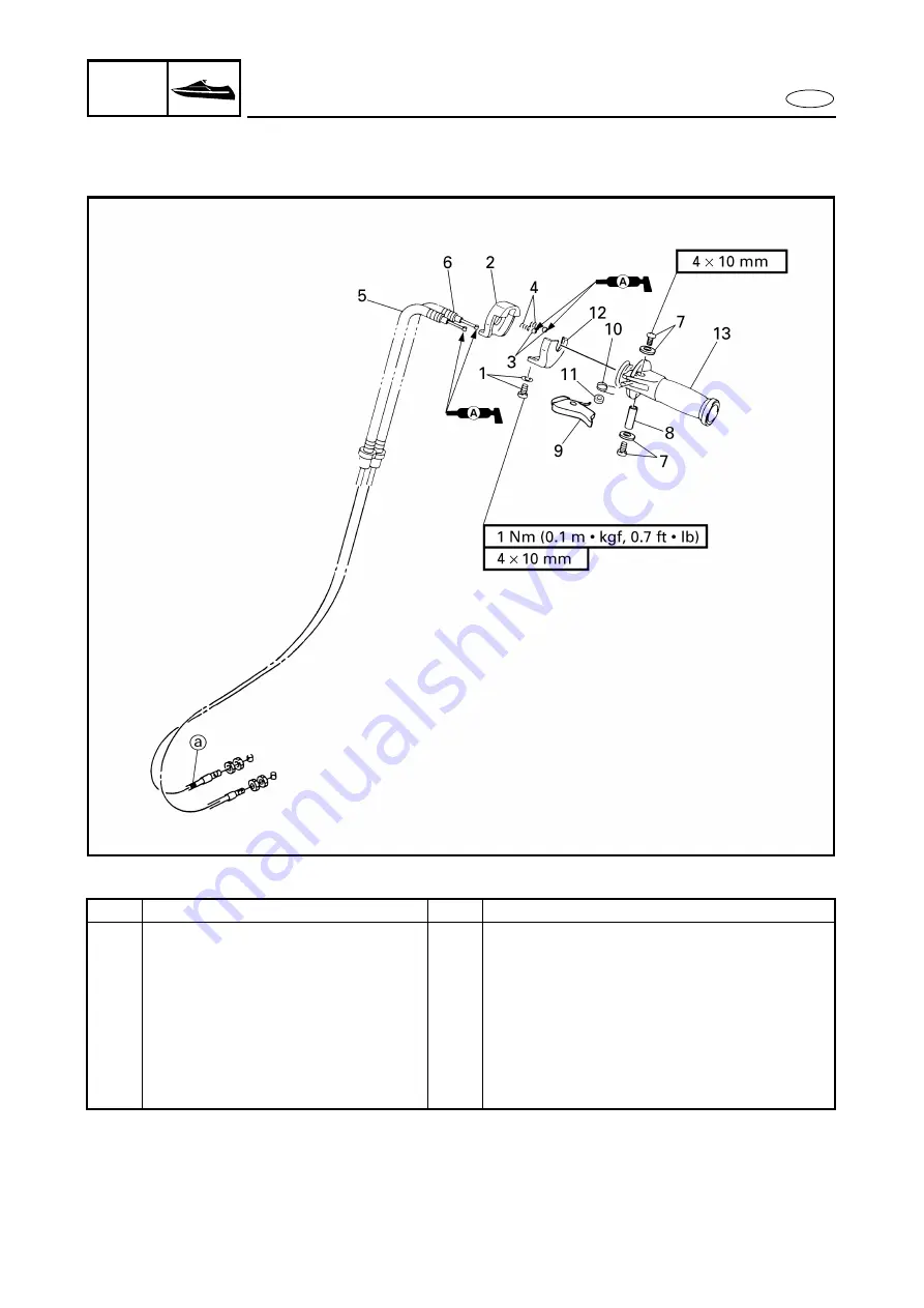 Yamaha GP1200R WaveRunner 2001 Service Manual Download Page 202