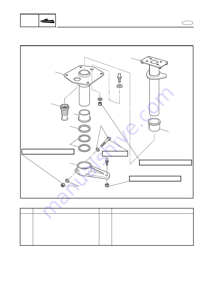 Yamaha GP1200R WaveRunner 2001 Service Manual Download Page 206